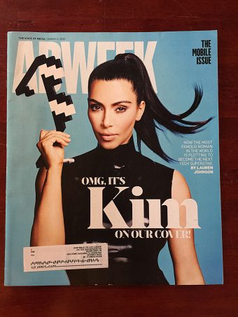 Adweek Magazine March 2, 2015 Kim Kardashian West Cover