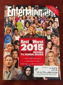 Entertainment Weekly Magazine Best and Worst 2015 (December 18, 2015)
