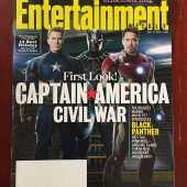 Entertainment Weekly Magazine (December 11, 2015) Captain America, Black Panther, Iron Man