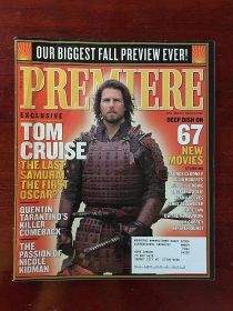 Premiere Magazine (September 2003) Tom Cruise in The Last Samurai