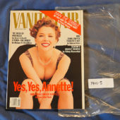 Vanity Fair Magazine (June 1992) Annette Bening Cover
