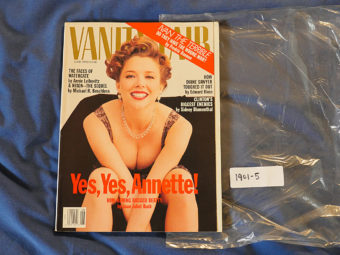 Vanity Fair Magazine (June 1992) Annette Bening Cover