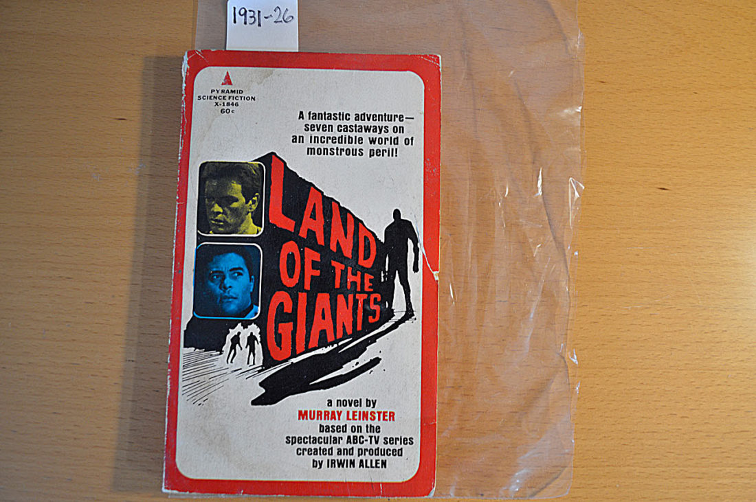 Land of the Giants – Television Show Tie-In Novel 1st Edition (Pyramid X-1846, 1968)