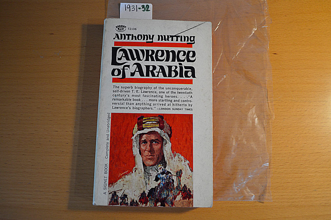 Lawrence of Arabia First Signet Paperback Movie Tie-In Edition (December 1962) [193132]