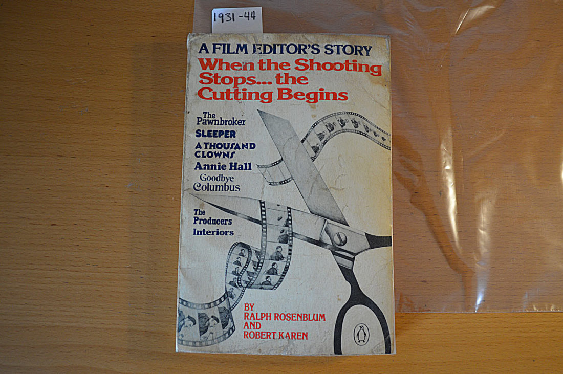 A Film Editor’s Story: When the Shooting Stops the Cutting Begins (1980)