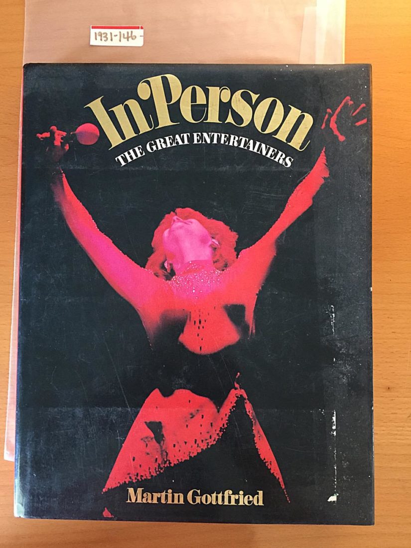 In Person: The Great Entertainers Hardcover Edition (1985)