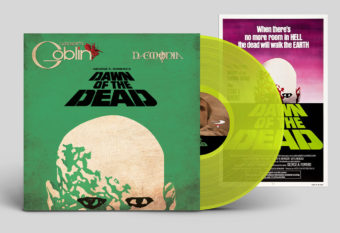 Dawn of the Dead Soundtrack 40th Anniversary Edition Transparent Lime Vinyl + Gatefold Poster by Claudio Simonetti’s Goblin