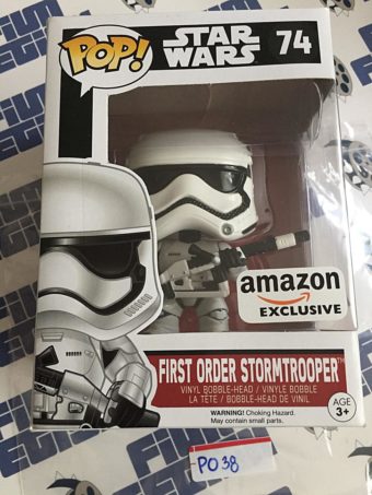 Funko POP Star Wars: The Force Awakens First Order Stormtrooper Exclusive Vinyl Bobble-Head #74