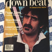 Down Beat Magazine Frank Zappa, Dewey Redman, Lounge Lizards, Warren Vache (February 1983)