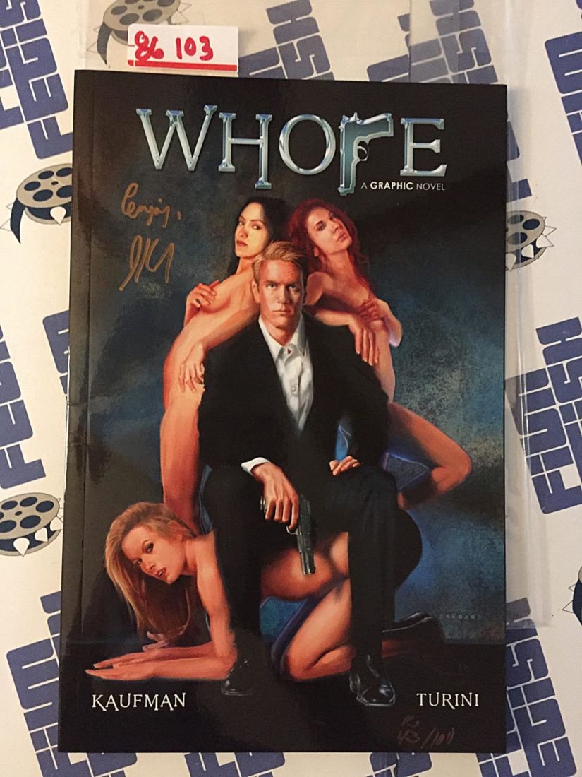Whore: A Graphic Novel Hand Signed by Jeffrey Kaufman RARE