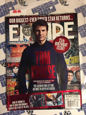 Empire Magazine UK May 2014, 25th Birthday Issue, Tom Cruise Cover