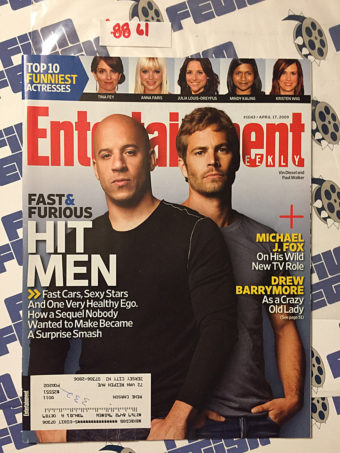 Entertainment Weekly Magazine (April 17, 2009) Vin Diesel, Paul Walker [8861]