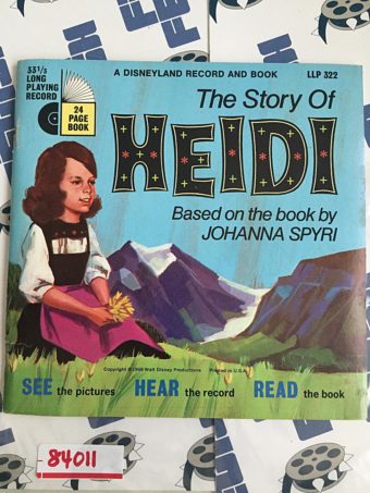 The Story of Heidi A Disneyland Record and Book (1968) [84011]