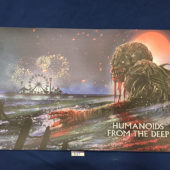 Humanoids from the Deep 28 x 16 inch Original Promotional Lithograph Poster (2019)