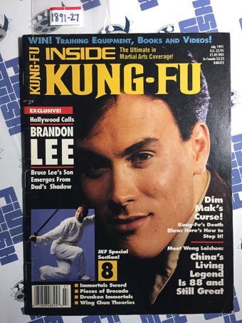 Inside Kung Fu Magazine (July 1991) Brandon Lee, Wong Laishen [189127]