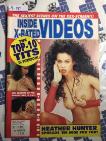 Inside X-Rated Videos Magazine (June 1993) Heather Hunter [9187]