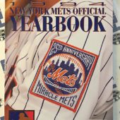 1994 New York Mets Official Yearbook 25th Miracle Mets Anniversary Edition
