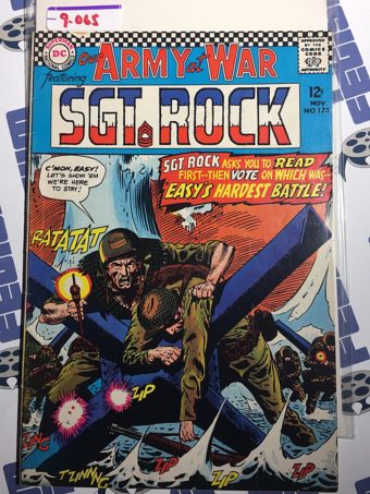 Our Army at War Sgt. Rock Comic (No. 173, November 1966) Joe Kubert [9065]