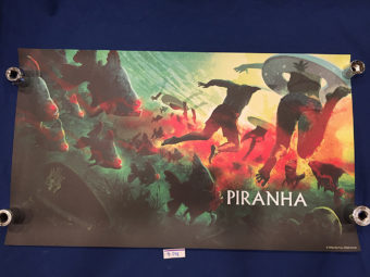 Piranha 16 x 28 inch Lithograph Poster (1978)