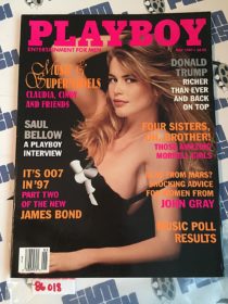 Playboy Magazine (May 1997) Donald Trump, Saul Bellow, John Gray, James Bond [86018]