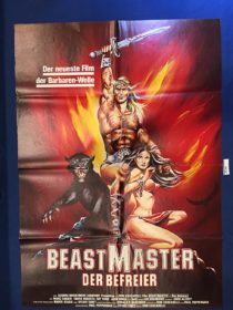 Don Coscarelli’s The Beastmaster 23 x 33 inch German Movie Poster (1982) [9344]