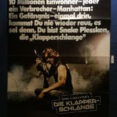 John Carpenter’s Escape From New York 23×33 inch German Movie Poster (1981) [9340]