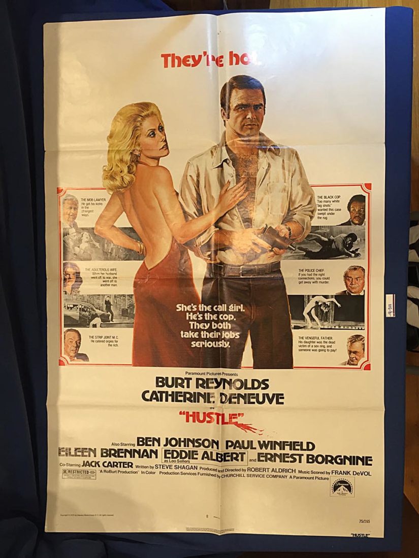 Hustle 27×41 inch Original Movie Poster (1975) Burt Reynolds [9352]