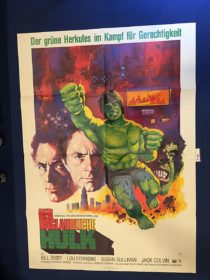 The Incredible Hulk (1977) Pilot Episode 23×33 inch Original German Theatrical Movie Poster [9347]