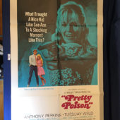 Pretty Poison 27×41 inch Original Movie Poster (1968) Anthony Perkins, Tuesday Weld [9358]