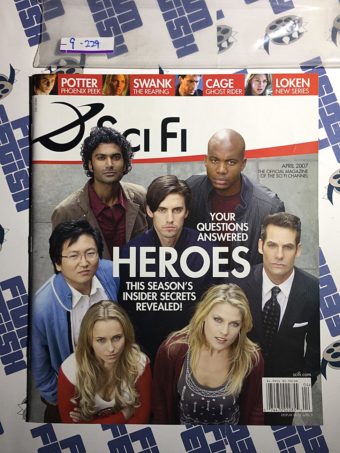 Sci Fi (SyFy) Magazine (April 2007) Heroes TV Series [9229]