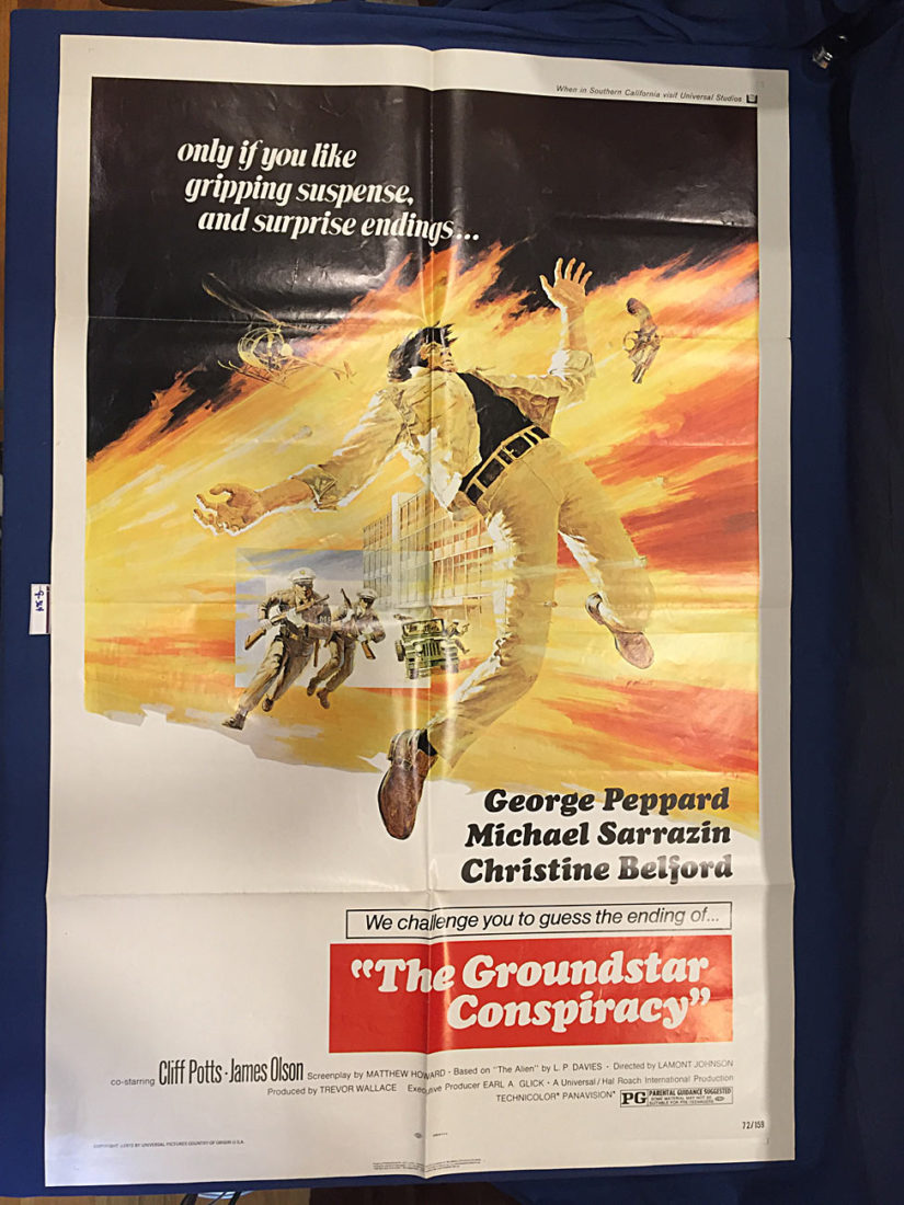 The Groundstar Conspiracy 27×41 inch Original Movie Poster (1972) [9364]