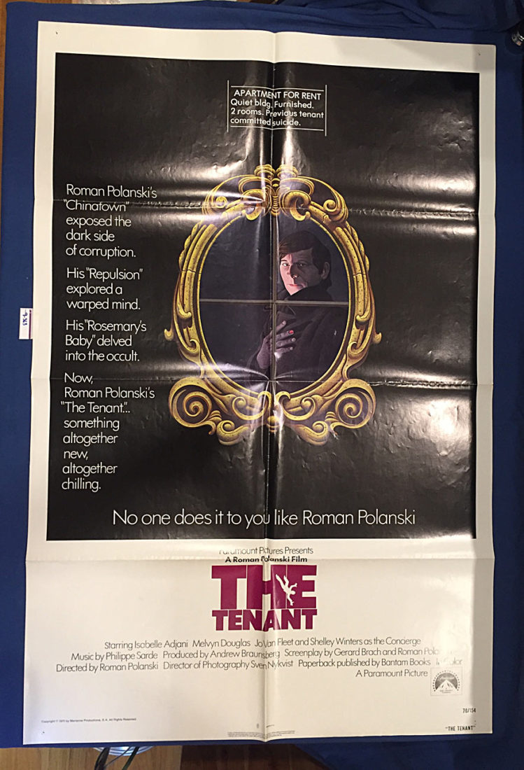 The Tenant 27×41 inch Original Movie Poster (1976) [9363]