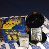 Burger King Limited Edition Pokemon 23K Gold Card Pikachu #25 Pokeball Blue Box (1999) [1142]