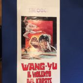 RARE Knight Errant (Wang Yu Il Violento Del Karate) 13×27 inch Original Italian Insert Movie Poster (1973)