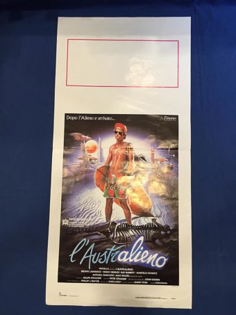RARE As Time Goes By (L’australieno) Original Italian Insert Movie Poster (1988)