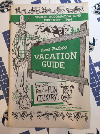 South Dakota Vacation Guide Visitor Accommodations Directory 1964