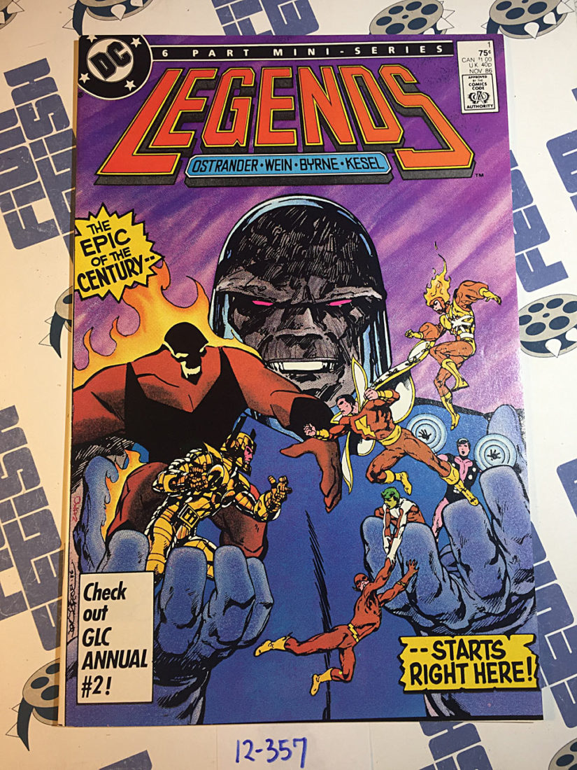 DC Legends Mini-Series Issue Number 1 Comic Book First Issue (November 1986)
