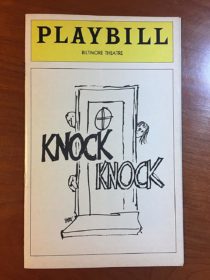 Biltmore Theatre Playbill Magazine Signed by Judd Hirsch for Comedic Play Knock Knock (February 1976)