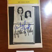 New Apollo Theatre Playbill Magazine Signed by Michael O’Keefe for Fifth of July (Sept 1981)