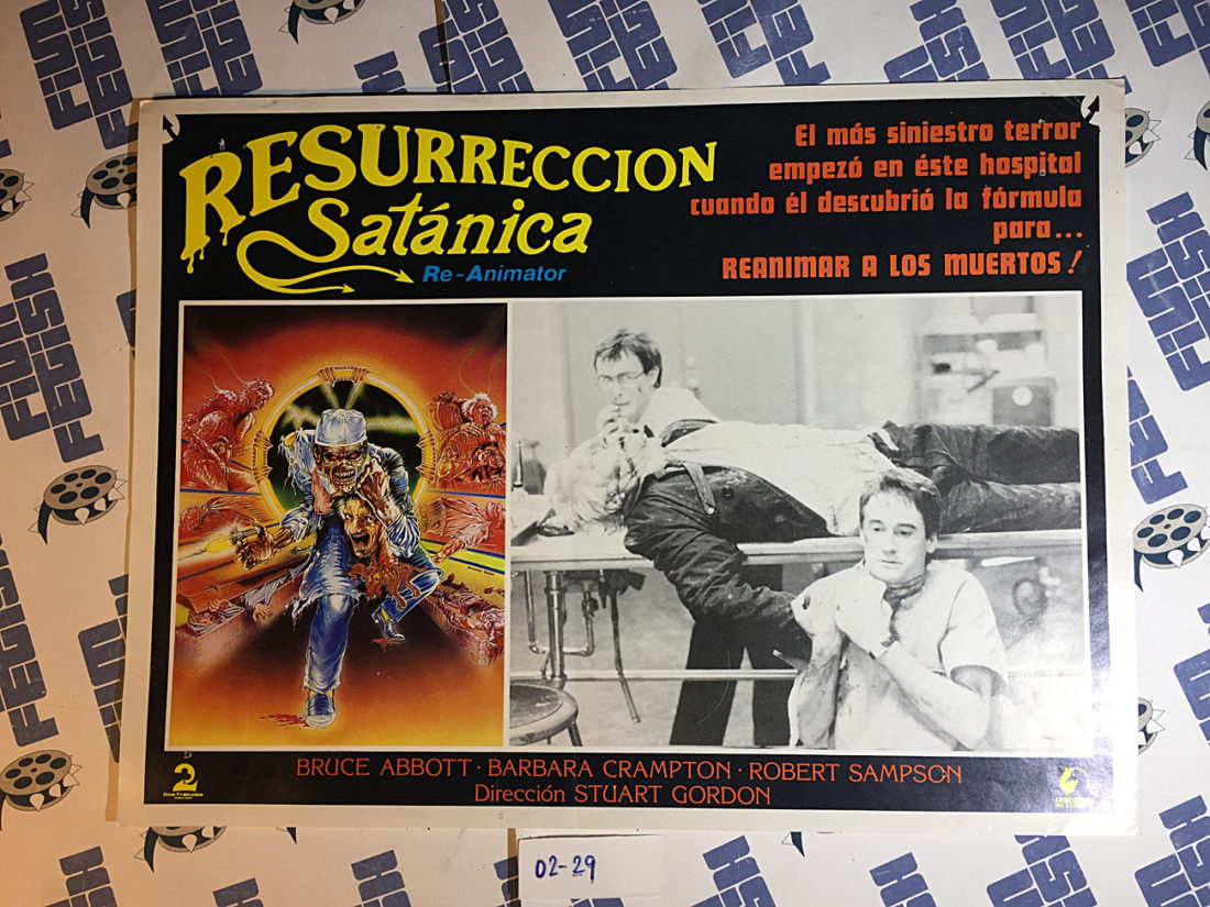 Re-Animator (Resurrección satánica) Original Lobby Card (1985) [229]