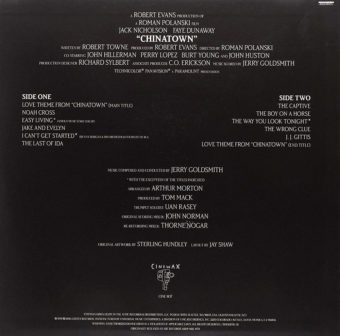 Chinatown 1974 Original Soundtrack Black Friday Edition Vinyl + Poster