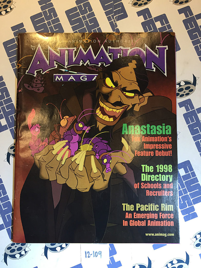 Animation Magazine December 1997 Anastasia, School Directory, The Pacific Rim [12109]