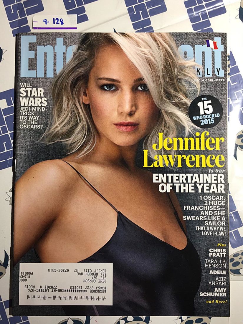 Entertainment Weekly Magazine (Dec. 4, 2015) Jennifer Lawrence [9128]