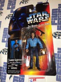 Star Wars: The Power of the Force Lando Calrissian with Heavy Rifle and Blaster Action Figure (1995) [1224]