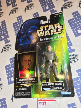 Star Wars: The Power of the Force – Grand Moff Tarkin with Imperial Issue Blaster Rifle and Pistol (1996) [1227]