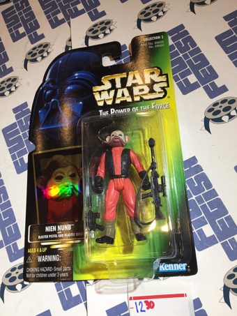 Star Wars: The Power of the Force Nien Nunb with Blaster Pistol and Rifle (1997) [1230]
