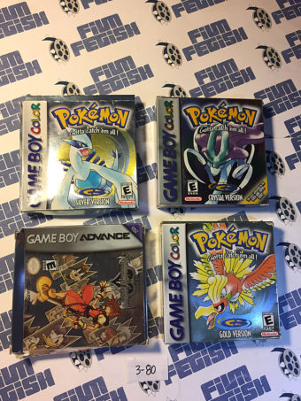 Nintendo Gameboy Cartridge Boxes Set of 4 – Packaging + Manuals Only [380]