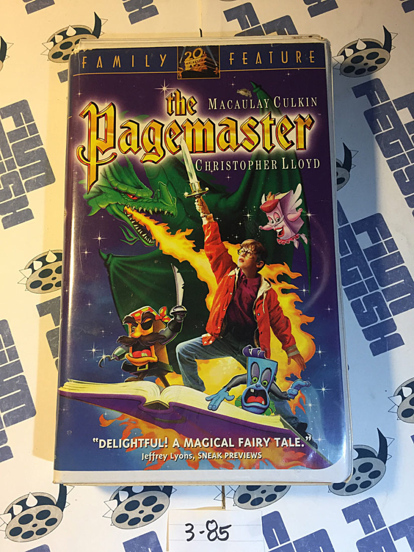 The Pagemaster VHS Family Clamshell Feature Edition (1995) Macaulay Culkin [385]