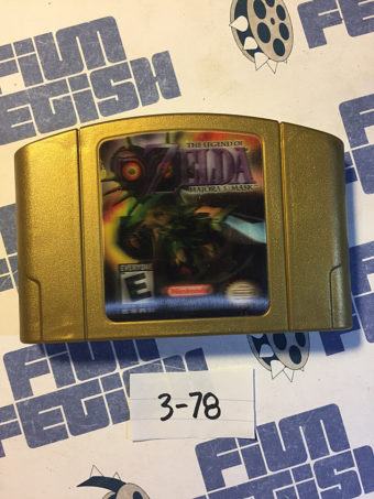 The Legend of Zelda: Majora’s Mask for N64 Gold with Lenticular Art, Game Cartridge