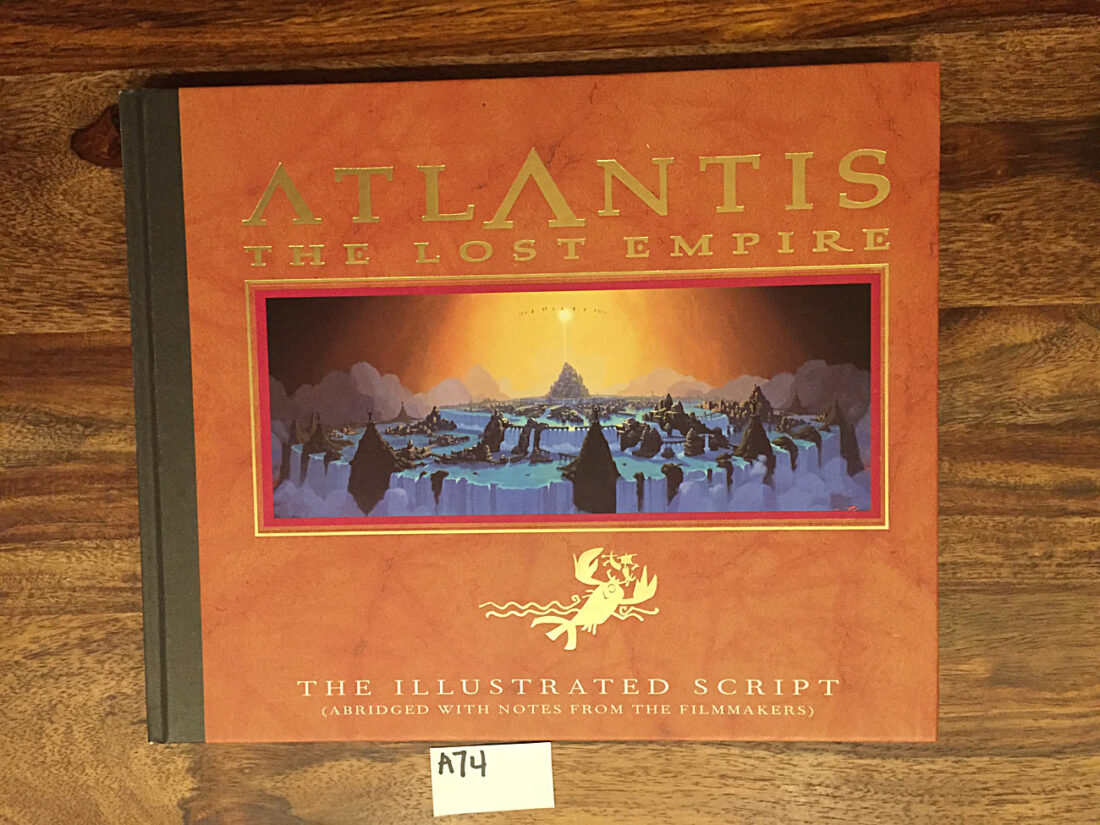 Atlantis: The Lost Empire – Illustrated Script Hardcover Edition [A74]